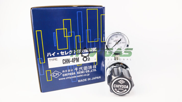 Đồng hồ oxy regulator Chiyoda CHN-4 (đồng hồ oxy regulator)