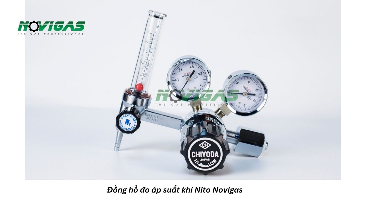 Đồng hồ đo áp suất khí Nito Novigas